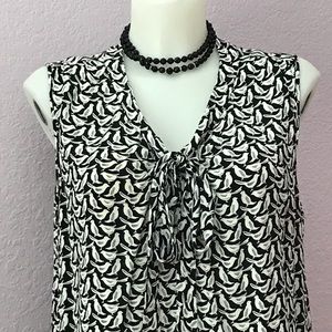 Kate Spade Live Colorfully sleeveless blouse